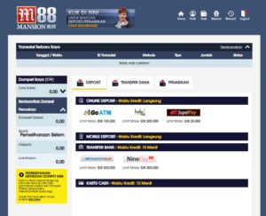 m88 deposit page